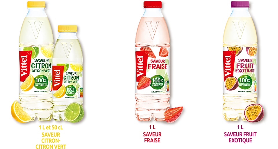 Vittel Aromatisée Gamme