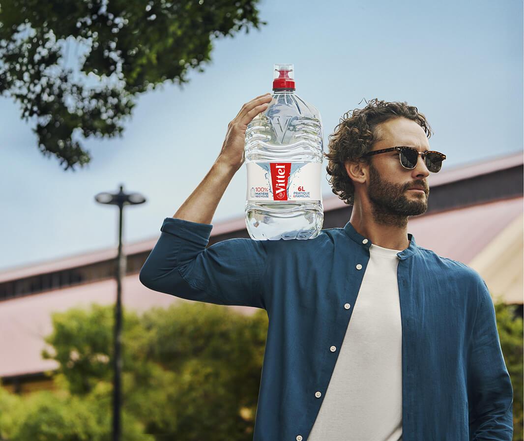 L'eau minérale naturelle Vittel
